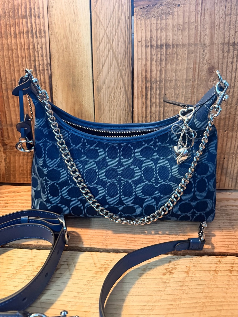 Coach Juliet Shoulder Bag ✨💙⛓️